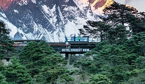 Best Short Luxury Trek to Hotel Everest View