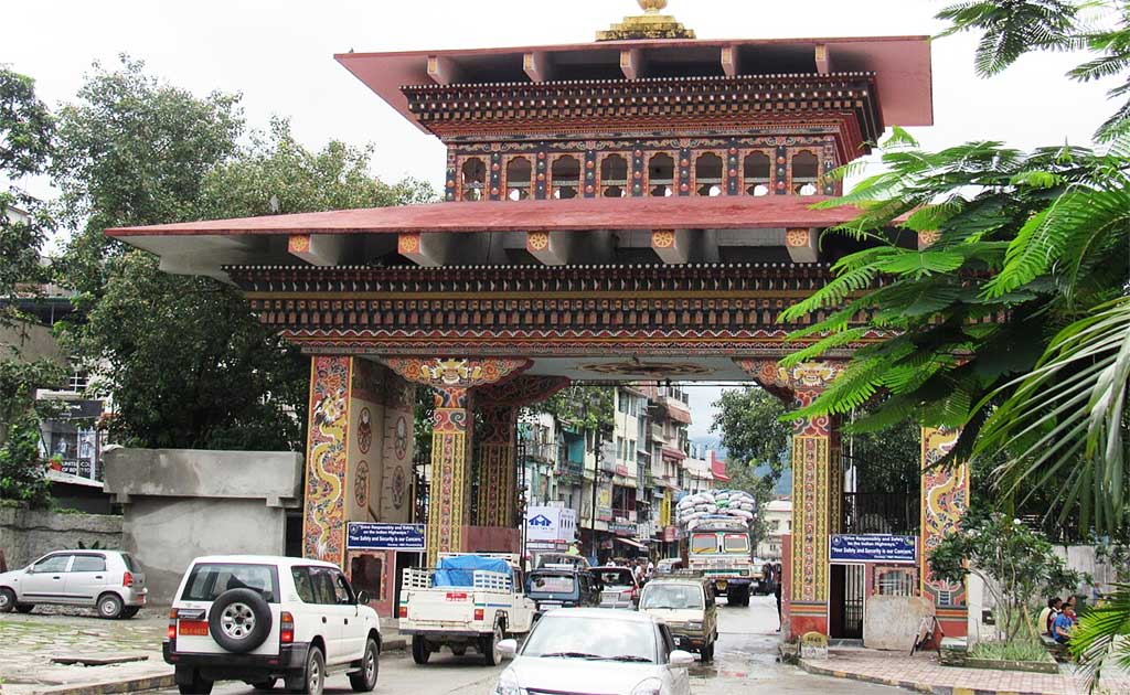 Bhutan gate in Phuentsoling