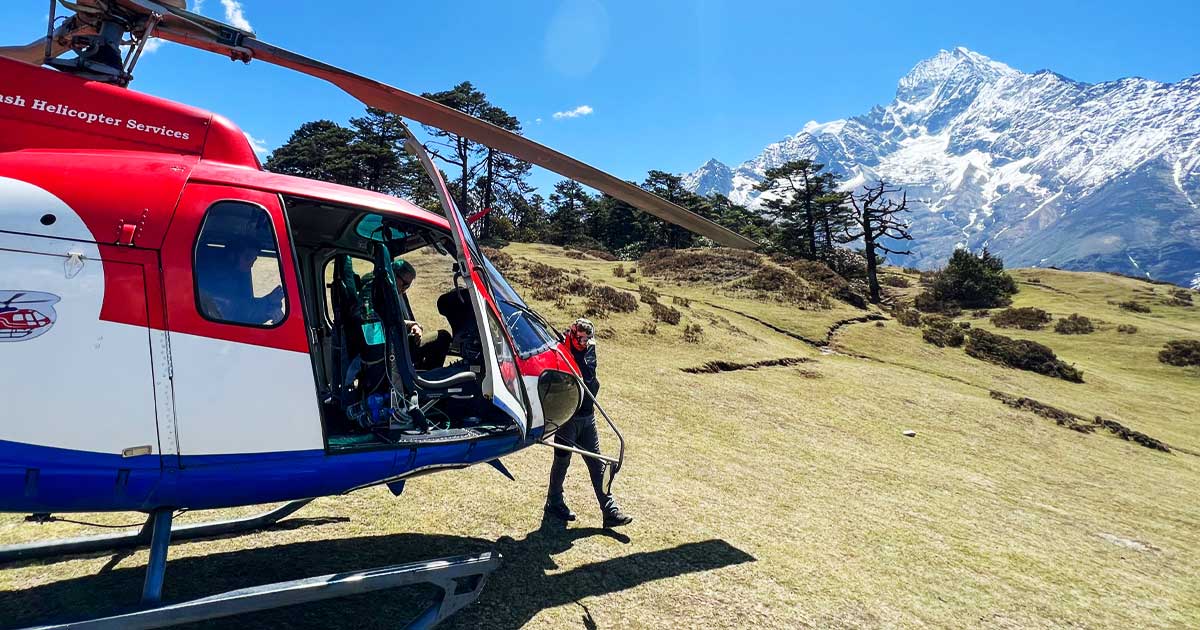 Scenic Experience at HEV during Heli tour