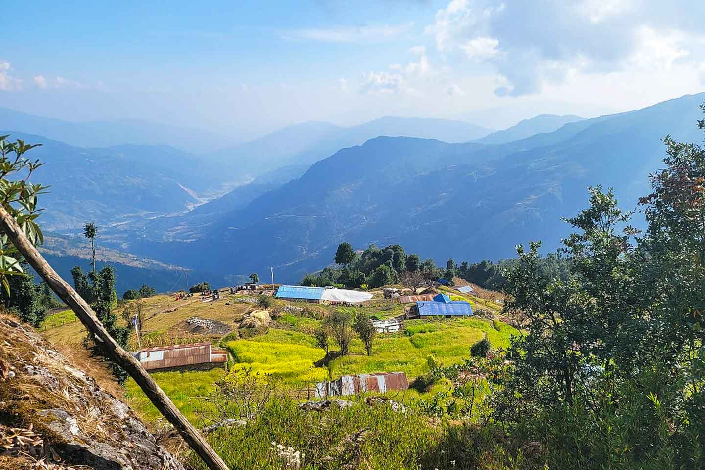 Beautiful Village during Helambu Trek