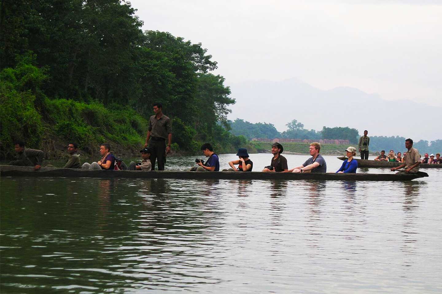 Canoeing on Rapti River in Chitwan National Park