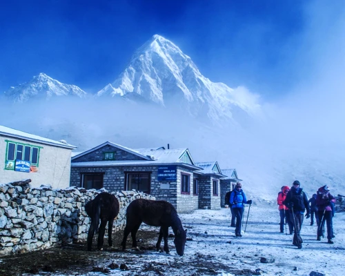 Beautiful Gorakshep Village