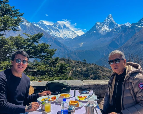 Breakfast At Hev With Mountain View