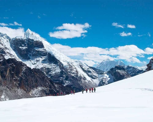 Cho La Pass During Everest Three Passes Trek