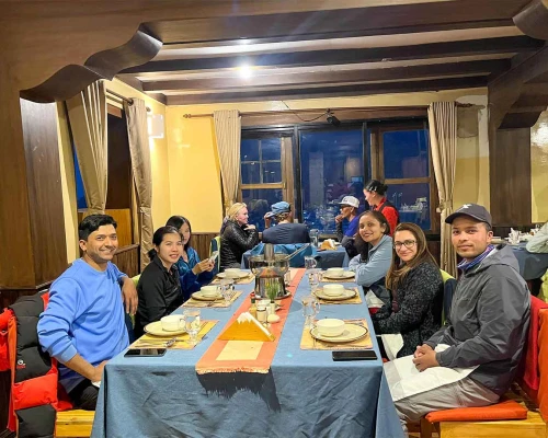 Dinner In Everest Region Nepal Photos 