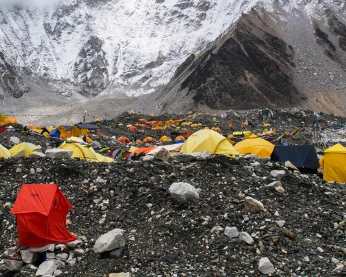 During Everest Base Camp With Helicopter Return