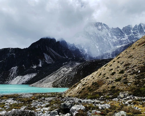 Gokyo Lake On The South Side Of Gokyo Ri