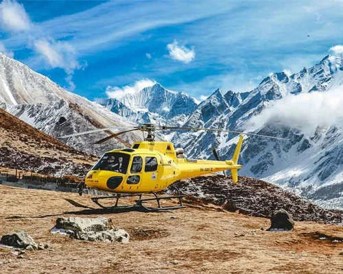 Heli Ride From Langtang