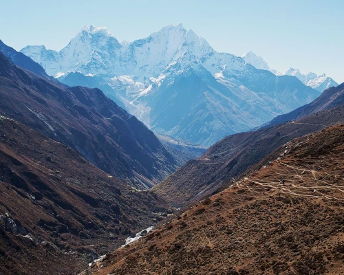 Kangtega Thamserku And Mahhermo Khumjung Nepal