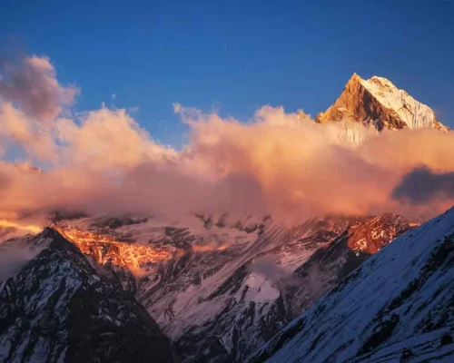 Mt Fishtail From Annapurna Base Camp 