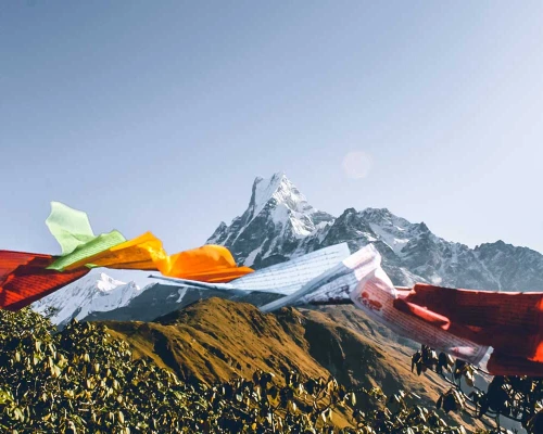 Prayer Flag Mardi Himal Trek