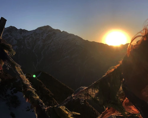 Sunrise From Mardi Base Camp 