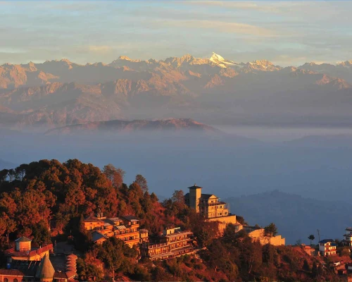 Sunrise View Of Himalayas From Nagarkot