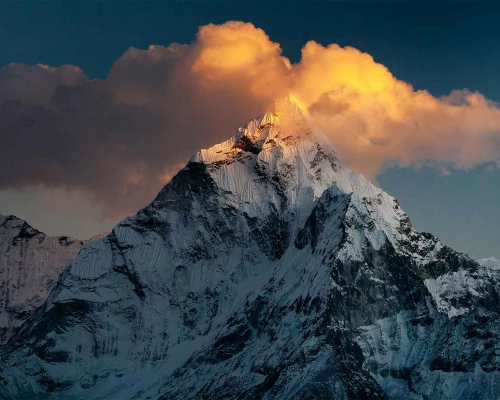 Sunset View Form Kala Pathhar, Ebc, Nepal