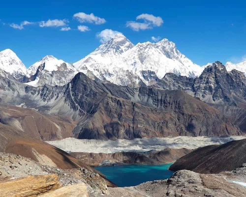 View From Renjo La Pass During Everest Three Passes Trek