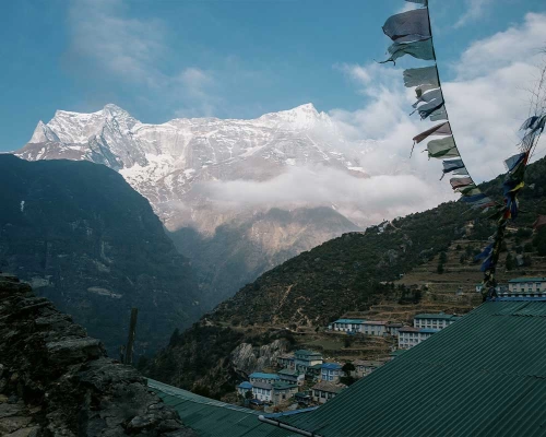 View Of Himalayas In Everest Base Camp Trek