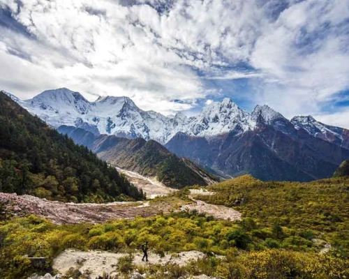 View Of Mount Manaslu 