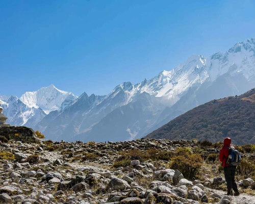 Wonderful View Of Langtang During Langtang Trek